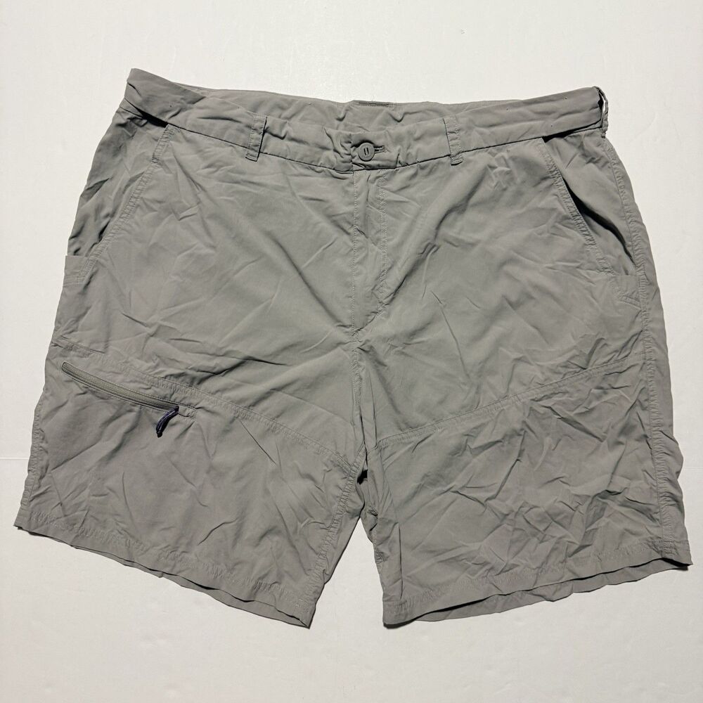 Patagonia Sandy Cay Cargo Shorts Mens XXL 9" Gray Lightweight Hiking Outdoor
